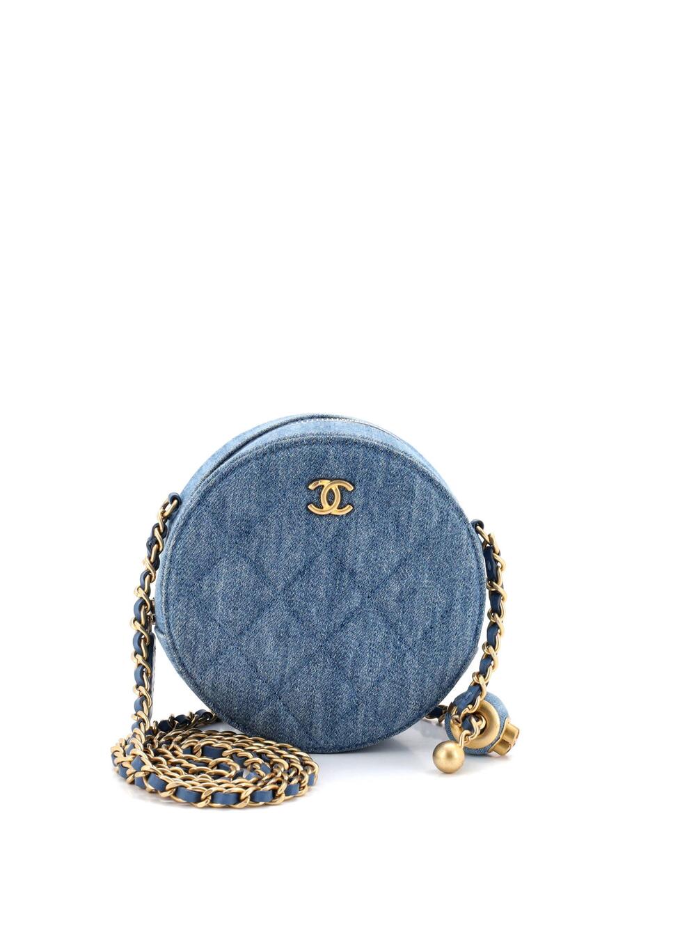 Chanel Pearl Crush Round Clutch With #287584C36B